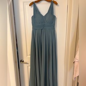Sage green bridesmaid dress